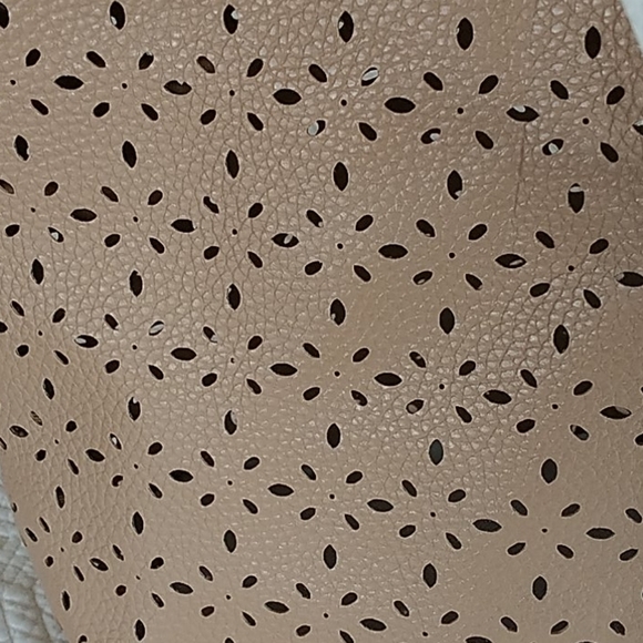 Sack's Fifth Avenue Perforated Floral Cutouts Tote - Picture 3 of 9